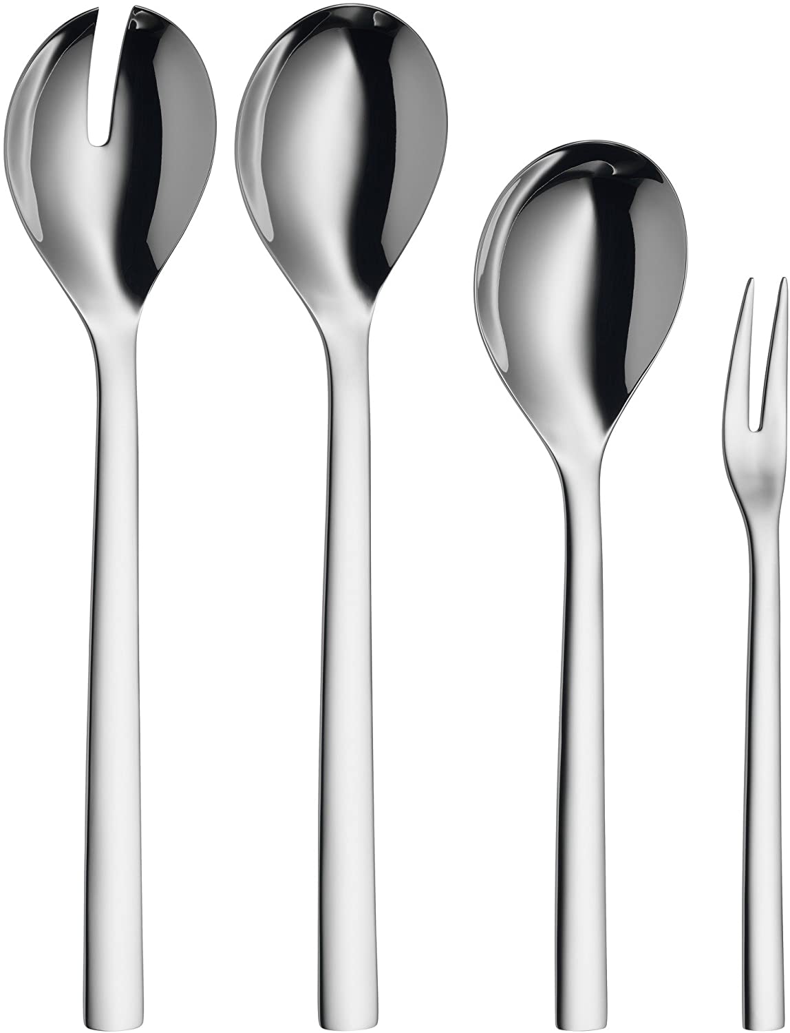 WMF New Set 3 Meat Fork Serving Spoon Serving and Pair of Salad Servers 30 cm