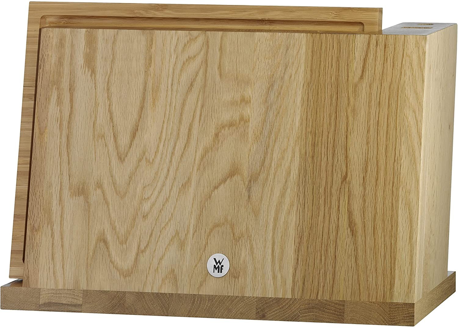 WMF Oak Empty Magnetic Knife Block, Beige