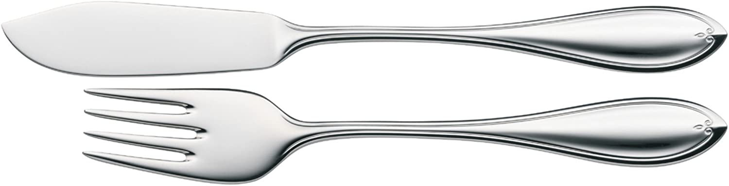 WMF Premiere 1119356340 Fish Cutlery Set Cromargan Protect Stainless Steel 2 Pieces
