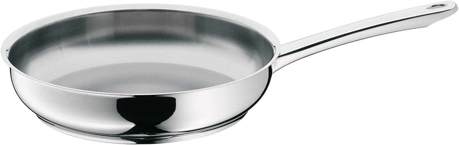 WMF Favorit Frying pan Cromargan stainless steel polished suitable for induction dishwasher-safe oven-safe, Ø 24 cm