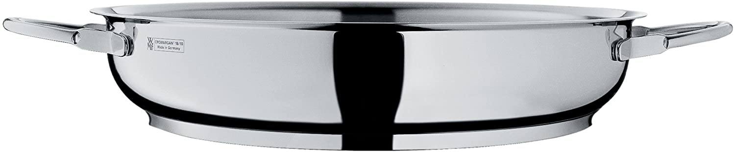 WMF serving pan uncoated Ø 24cm Profi pouring rim stainless steel handle Cromargan stainless steel suitable for induction dishwasher-safe