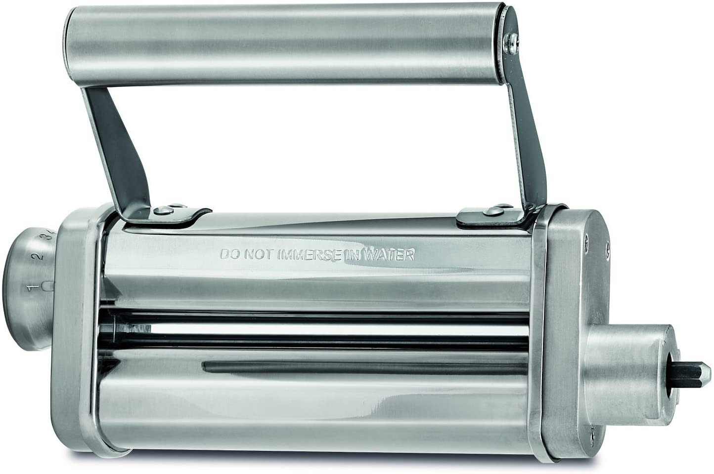WMF Profi Plus Rolling Pin for Pasta Making, 9 Steps, Stainless Steel, Accessories Suitable for WMF Profi Plus / Küchenminis Food Processor
