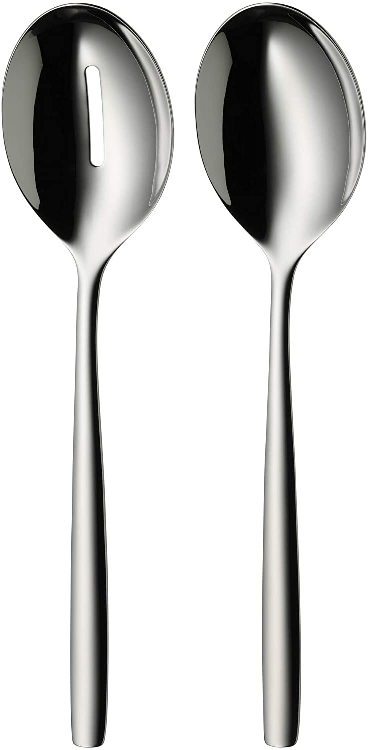 WMF Salad Servers 25 cm Small Salad Fork and Serving Spoon Polished Cromargan Stainless Steel Dishwasher Safe