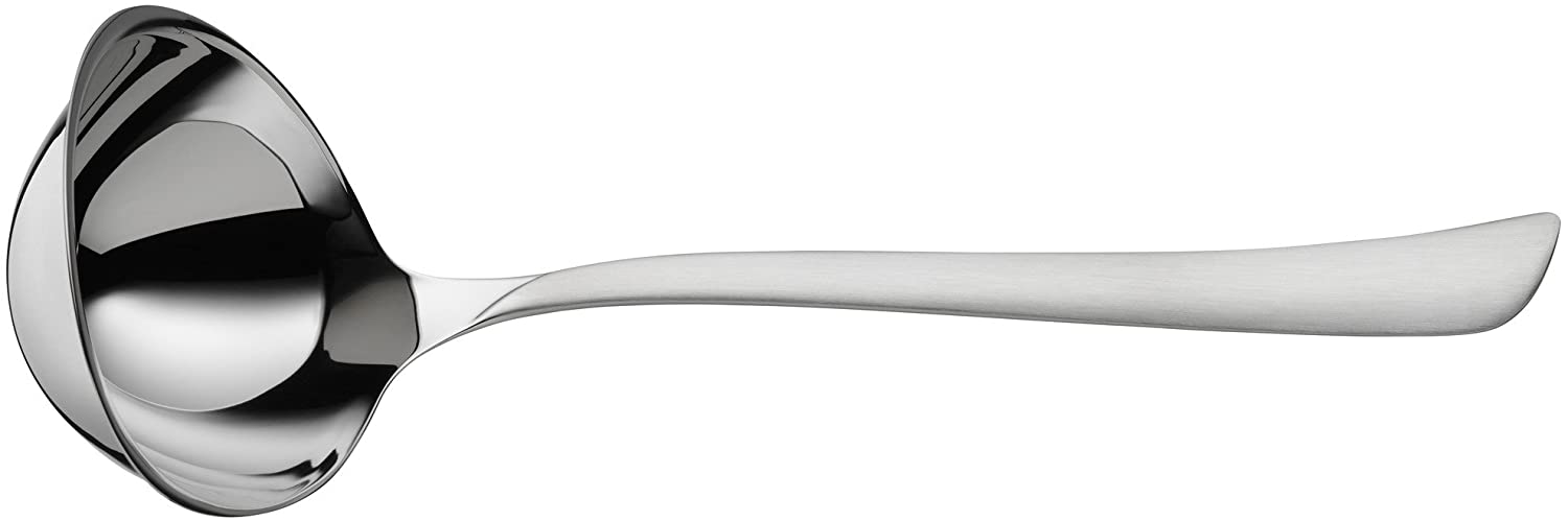 WMF Virginia Soup Ladle 23.5 cm, Sauce Spoon, Cromargan Protect Stainless Steel Partially Matted, Scratch Resistant, Dishwasher Safe