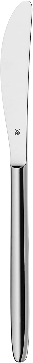 WMF Stamp mono dinner knife, 23.4 cm, polished Cromargan stainless steel, shiny, monobloc knife, dishwasher safe