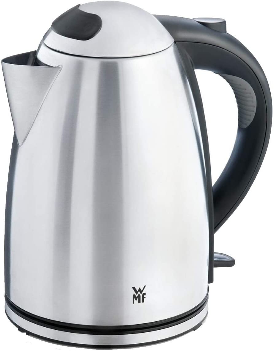WMF Stelio kettle stainless steel, 1.7l, with filter, 2400W, wireless, illuminated water level indicator, lime water filter, cromargan matt