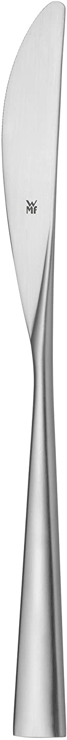 WMF Bellano mono dinner knife, 23 cm, matt Cromargan stainless steel, monobloc knife, dishwasher safe
