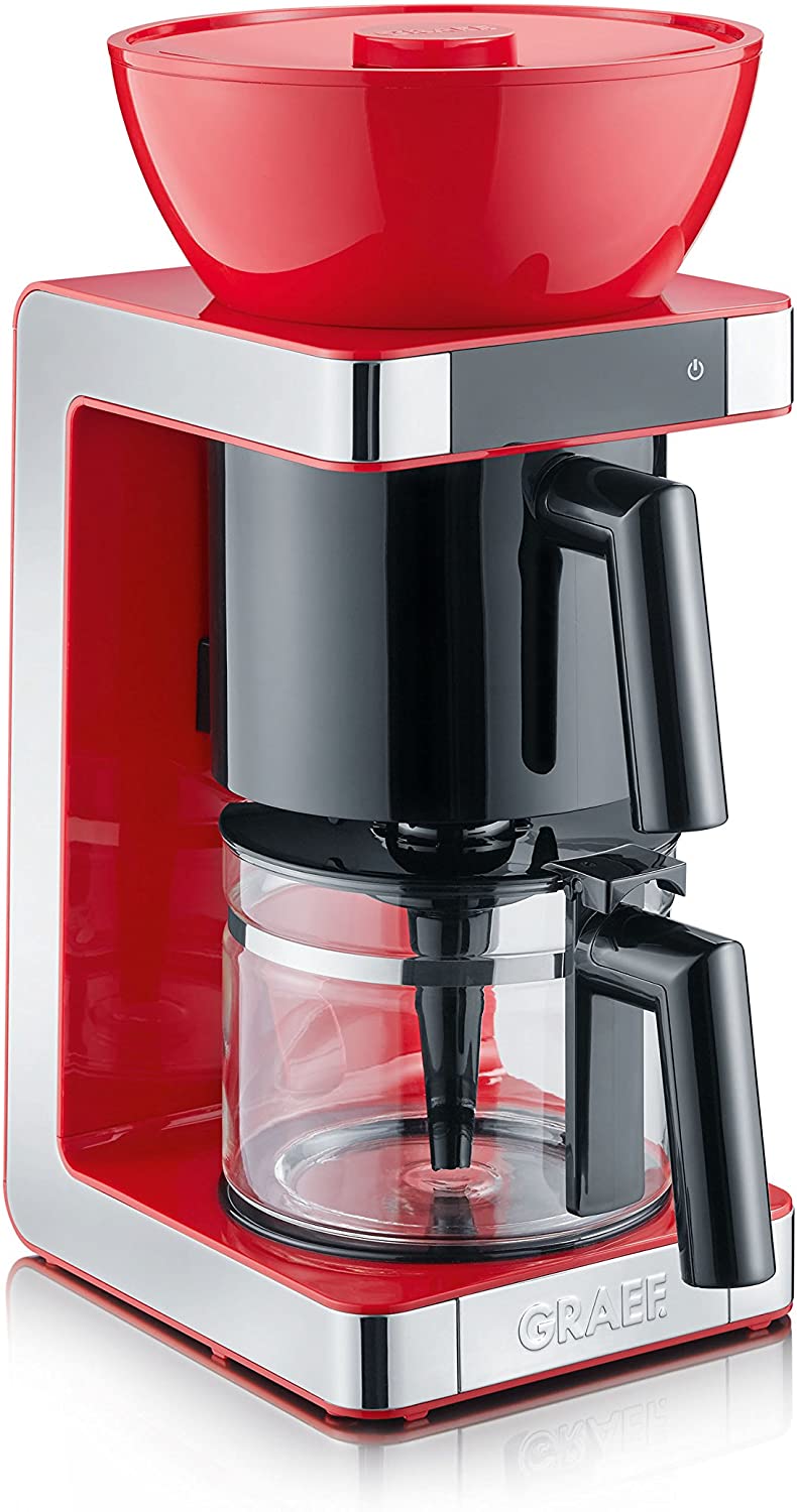 Graef FK703EU FK 703 Filter Coffee Maker Plastic 1.25 Litres Red
