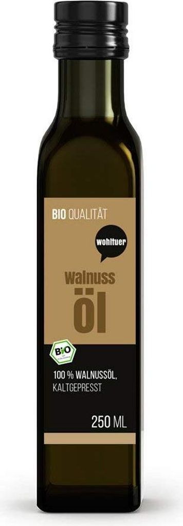 Wohltuer Soothing walnut oil, cold-pressed, nutrient-rich, 250ml