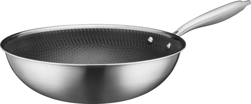 Maser 30 cm wok, stainless steel; 30 cm wok, stainless steel; Hestia ceramic knife