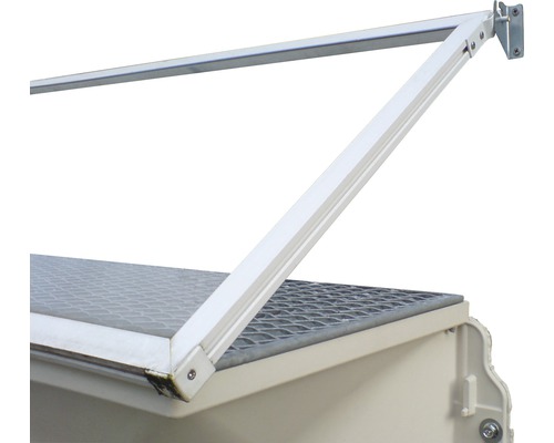 Wolfa light shaft cover ESG 5 mm for light shaft 101x43 cm (cover dimensions 110x54 cm) including fastening material