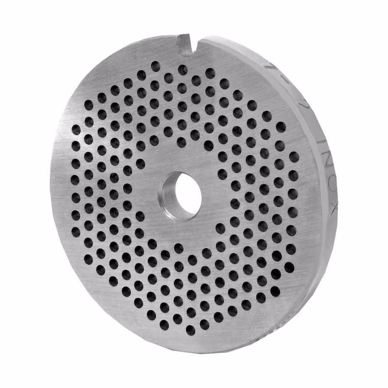 WOLFCUT meat grinder disc, perforated disc INOX steel size 7 - 2.0 mm bore compatible with BOSCH MUM6, MUM7 / JUPITER 7 / REGINA BME7 and many more.