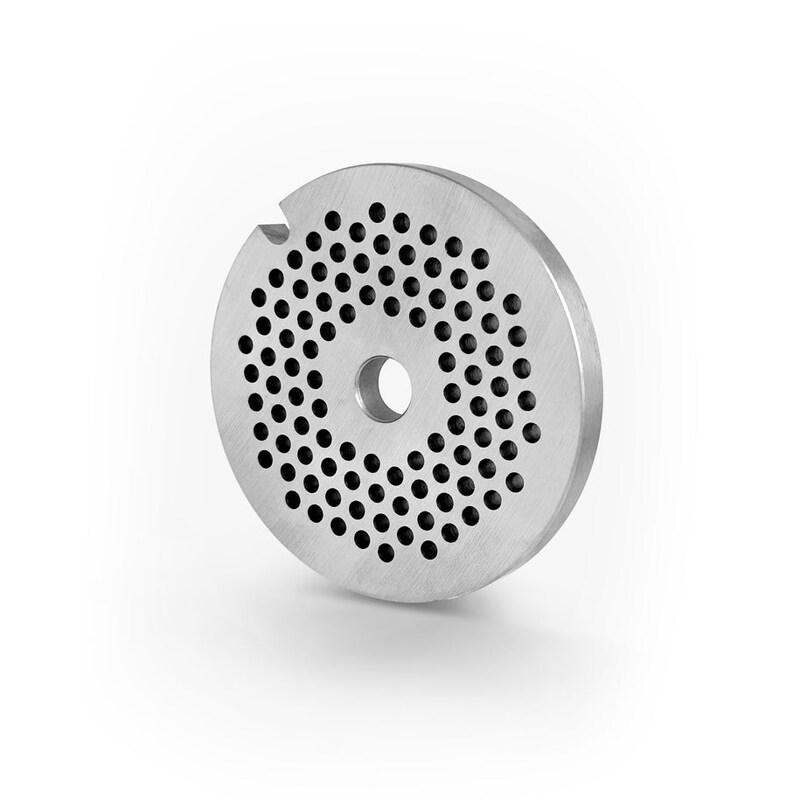 WOLFCUT meat grinder disc, perforated disc INOX steel size 7 - 2.5 mm bore compatible with BOSCH MUM6, MUM7 / JUPITER 7 / REGINA BME7 and many more.