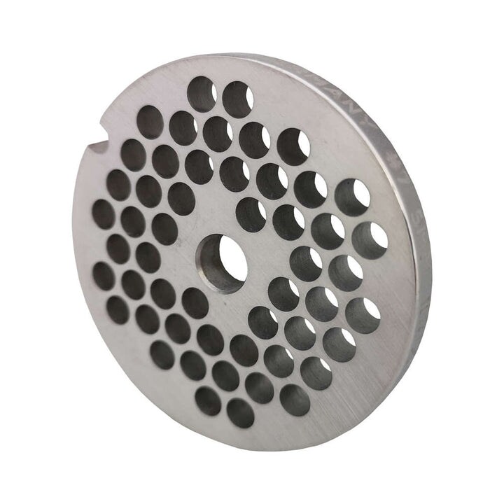 WOLFCUT meat grinder disc, perforated disc INOX steel size 7 - 5.0 mm bore compatible with BOSCH MUM6, MUM7 / JUPITER 7 / REGINA BME7 and many more.