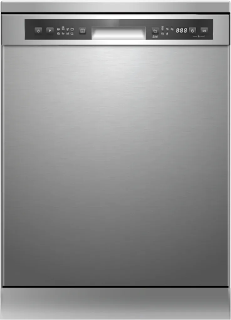 Wolkenstein dishwasher WGSP14-6DS - freestanding, 60cm, silver, 14 place settings