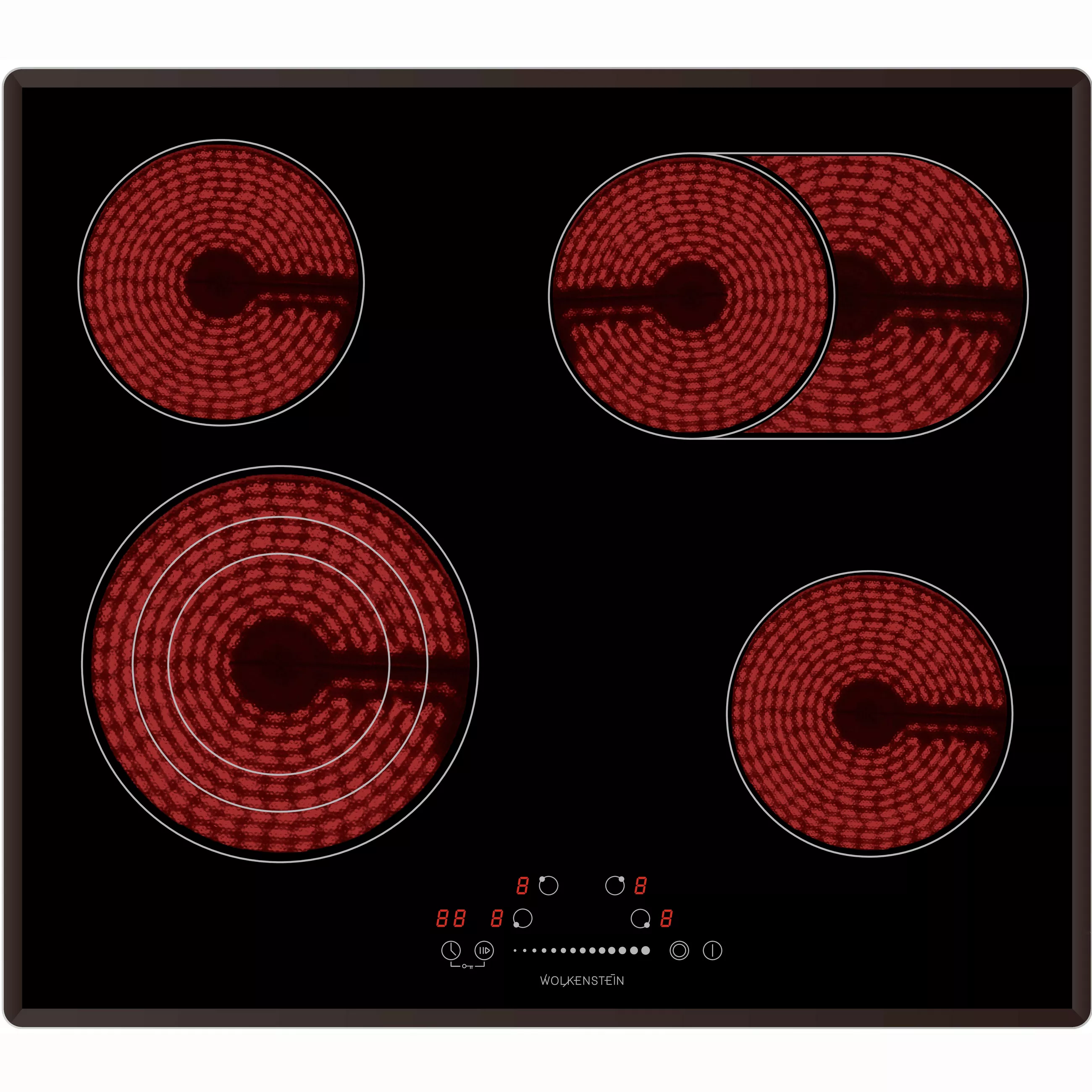 Wolkenstein glass ceramic cooktop