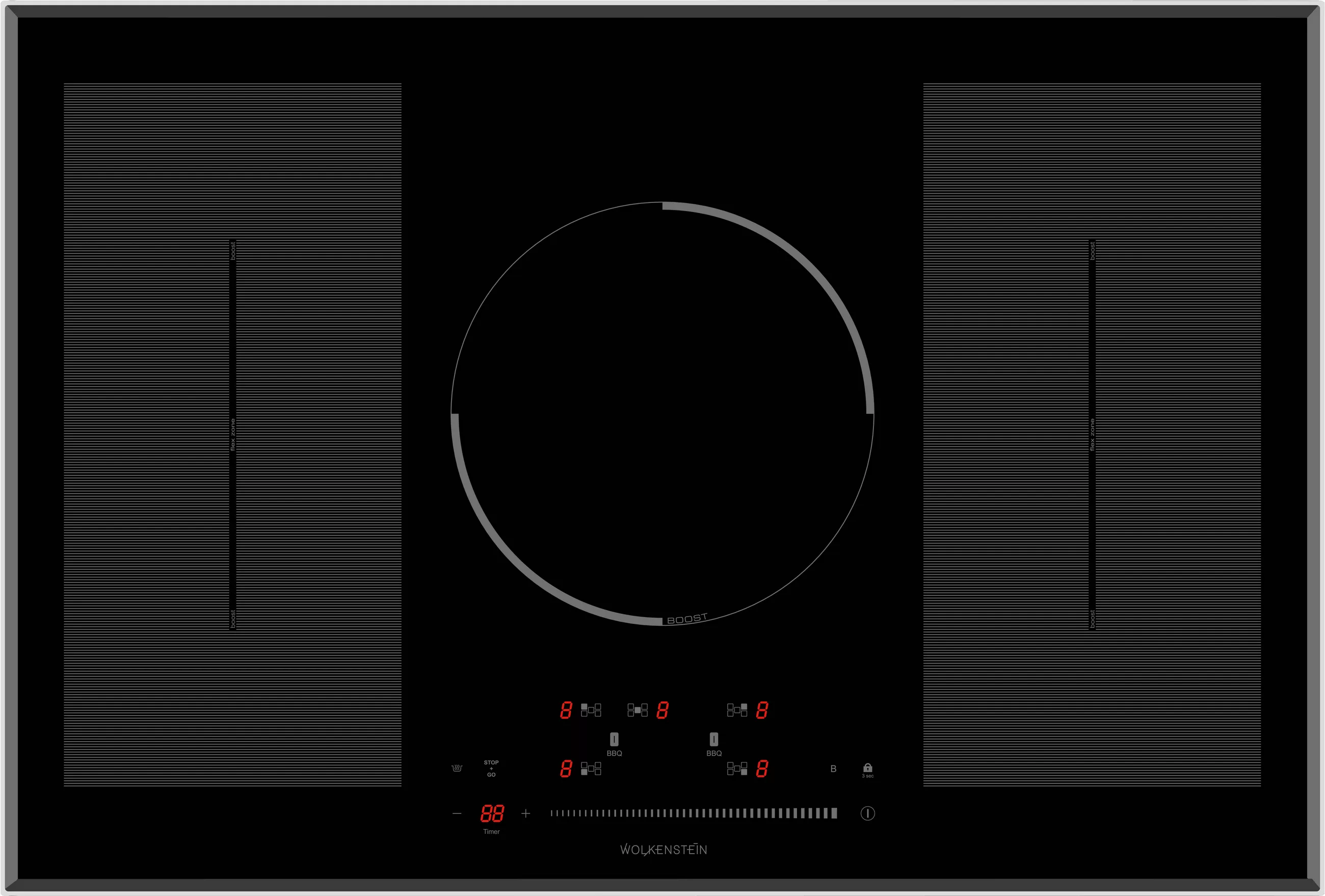 Wolkenstein glass ceramic cooktop