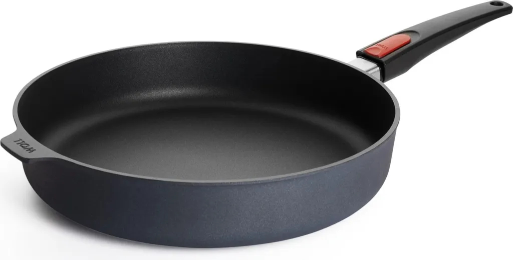 Norbert Woll Woll Diamond Lite cast iron high-sided frying pan: removable handle, suitable for all hob types including induction, Ø 32 cm, 7 cm high, 4.8 liters