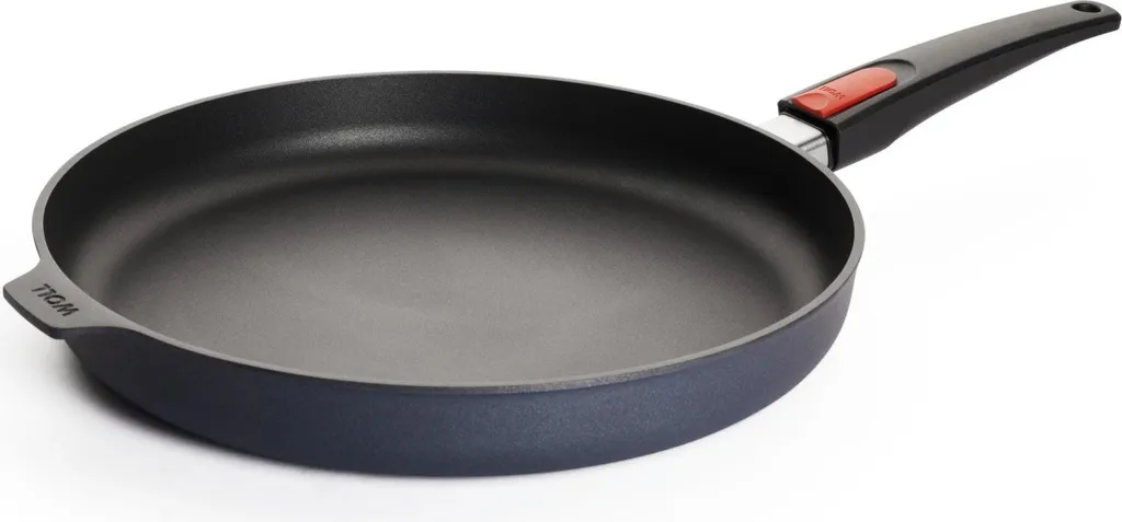 Norbert Woll Woll Diamond Lite cast iron frying pan: detachable handle, suitable for all hob types including induction, Ø 32 cm, 5 cm high