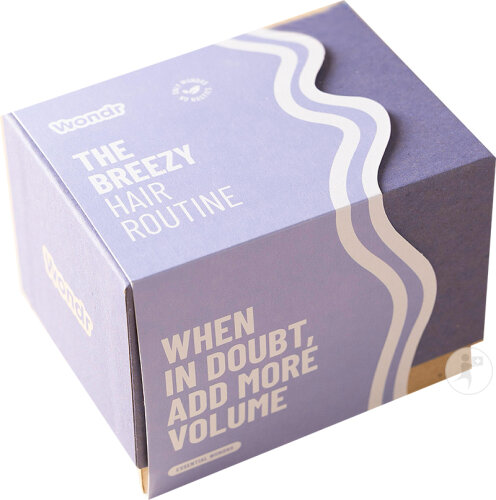 Wondr The Breezy Hair Routine Gift Set with 3 Products