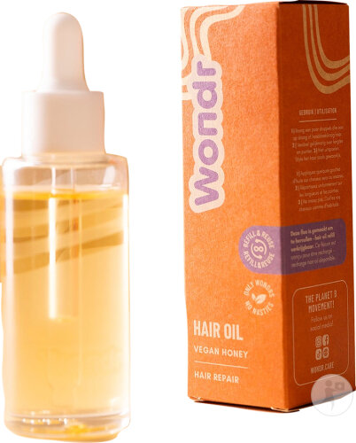 Wondr Vegan Hair Oil with Honey, 50ml Bottle