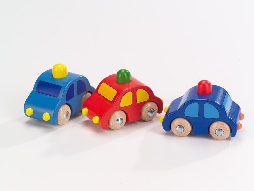 Goki Wooden Car With Horn