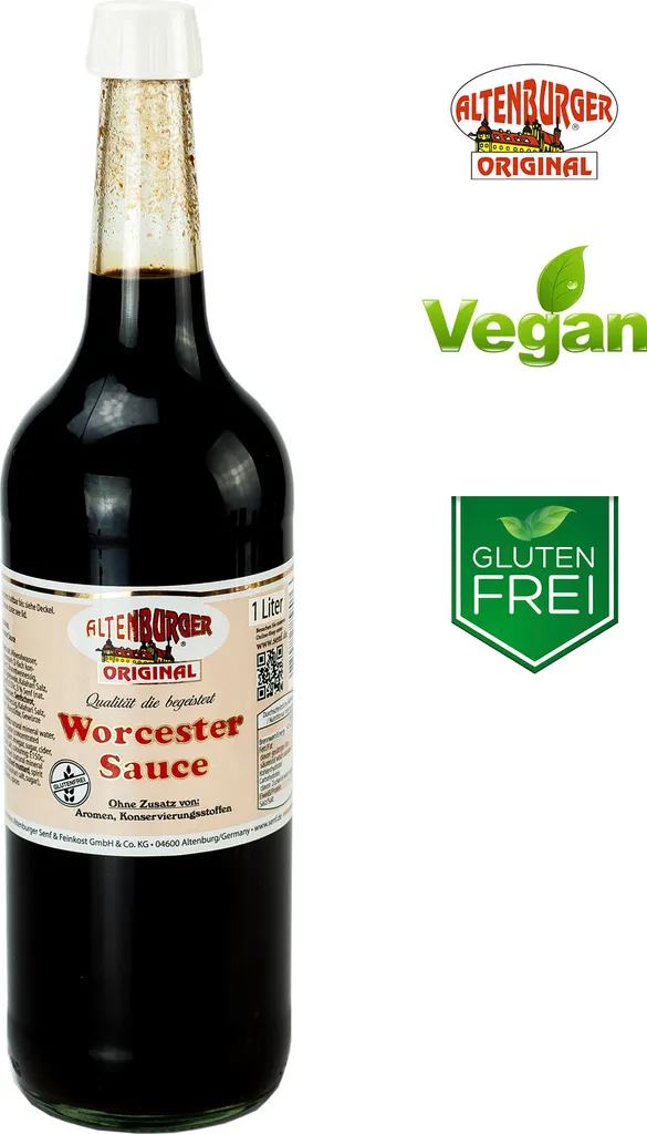 Altenburger Senf & Feinkost GmbH Worcestershire sauce, 1000 ml
