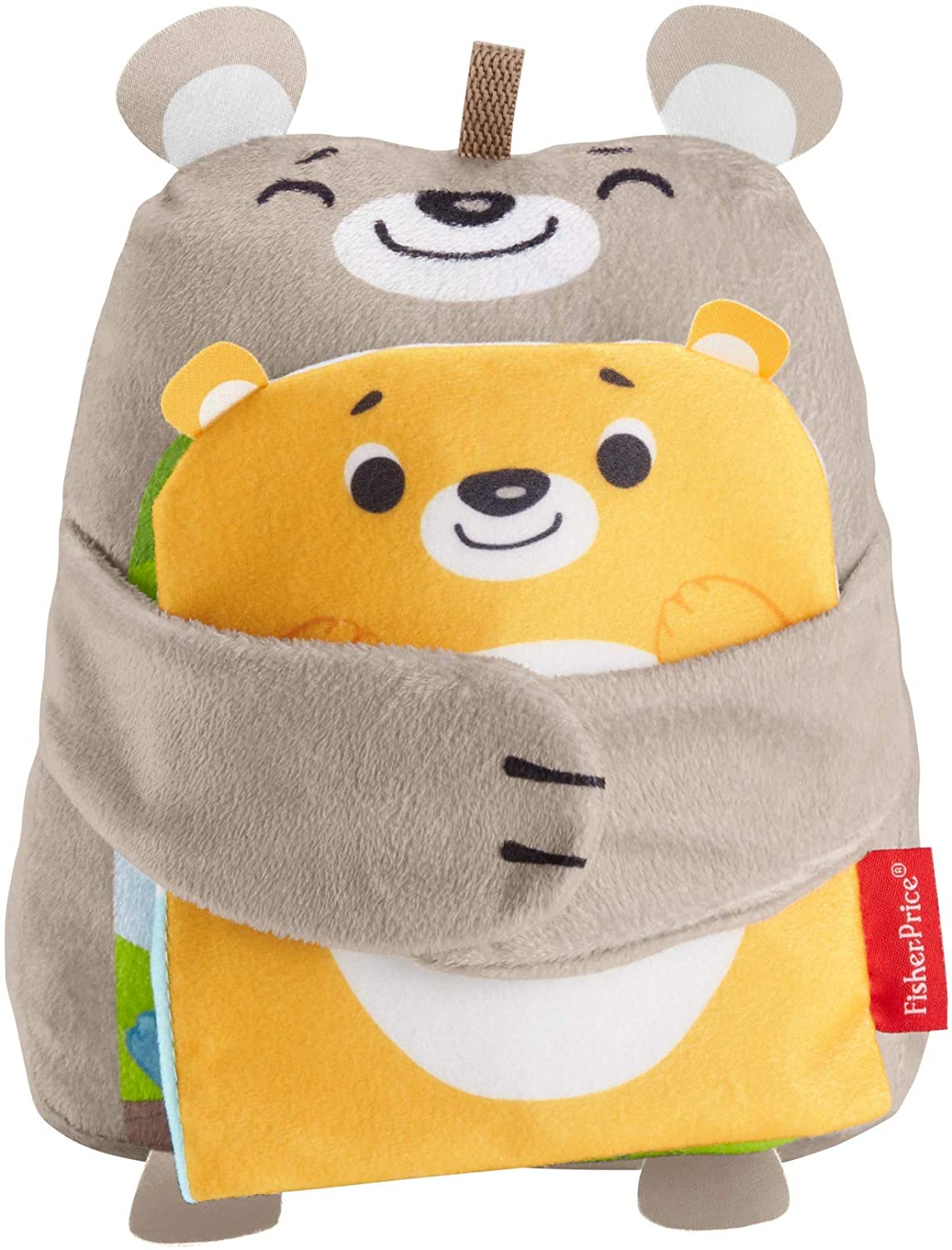 Fisher Price Fisher-Price GJD37 Baby Soft Cuddle Book, Plush Toy for Babies Aged 3 Months and Up