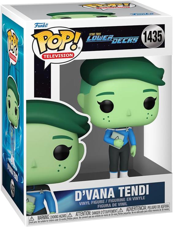 Funko Pop! TV: Star Trek LD - D\'vana Tendi - Star Trek Lower Decks - Vinyl Collectible Figure - Gift Idea - Official Merchandise - Toys For Children and Adults - Cartoons Fans