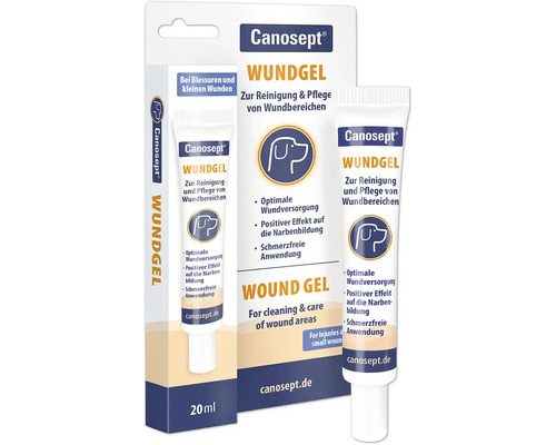 Canosept® Wound Gel for Dogs, 20 ml, odorless and colorless, for optimal wound care in animal injuries