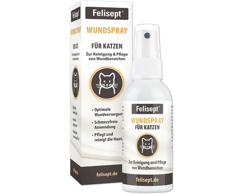 Felisept® Wound Care Spray for Cats 75 ml Wound Disinfectant Spray for cleaning and caring for wound areas