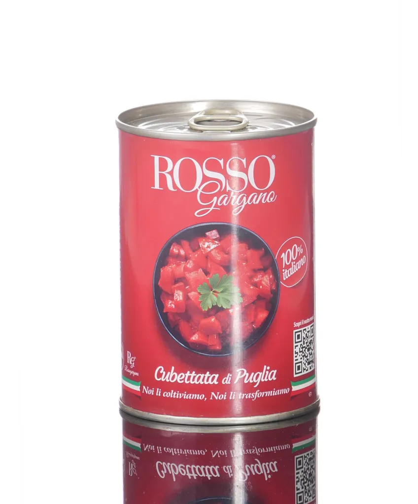 Diced tomatoes from Apulia 400g - Rosso Gargano 470g