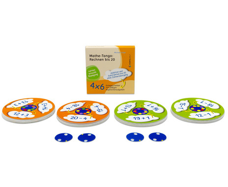 Dice World insert discs “Addition/Subtraction up to 20”