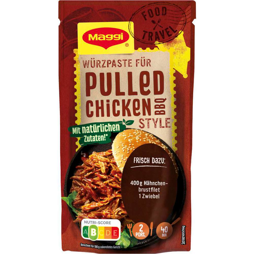 Maggi Seasoning Paste Food Travel, Pulled Chicken