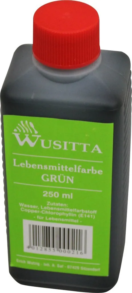 Erich Wutzig Wusitta Food Coloring Green - 1 x 250 ml