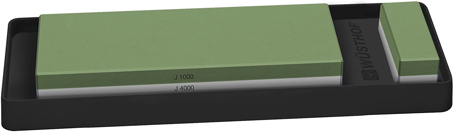 Wusthof WT4453 Combination Whetstone with Non Slip Mat and Reshaping Stone