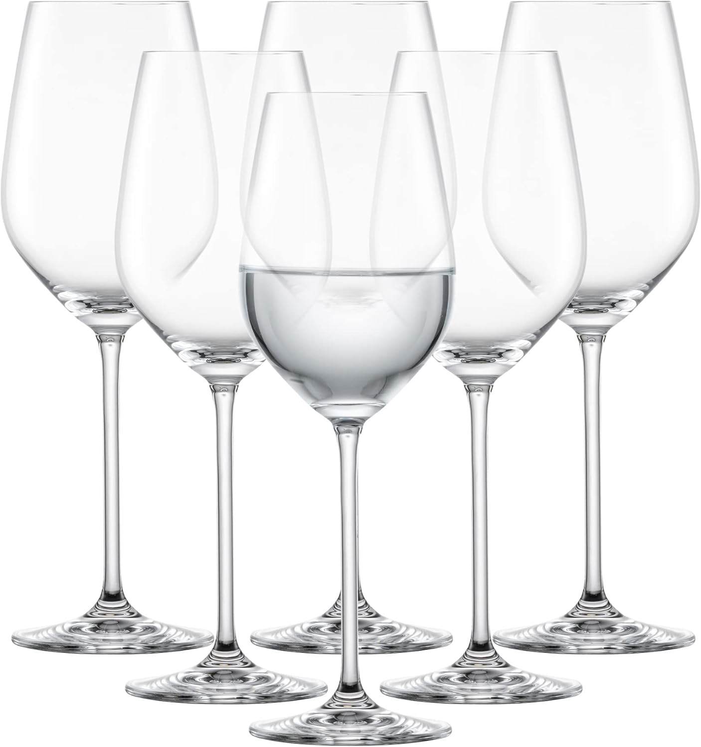 Schott Zwiesel Store Schott Zwiesel 112493 White Drinking Glasses, Transparent, Set of 6