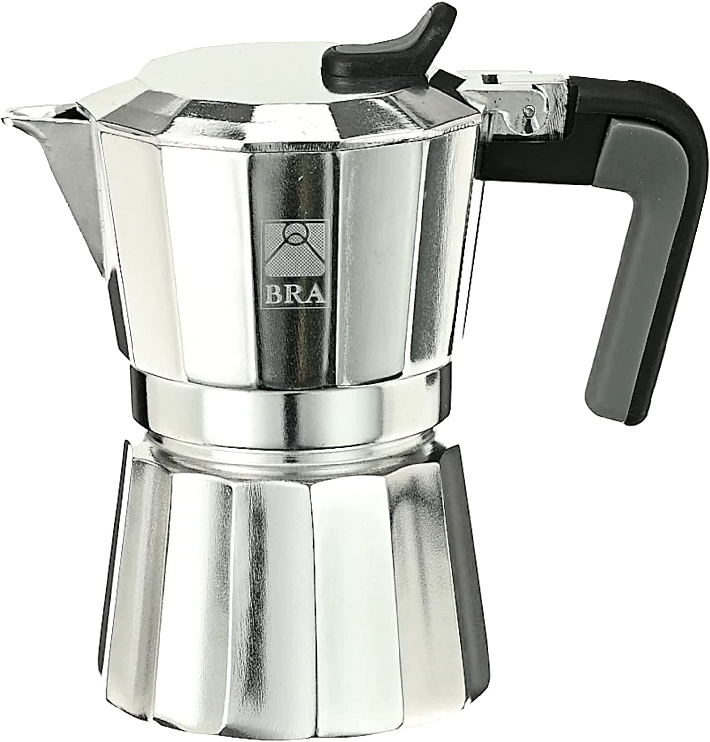 Bra Deluxe2 Aluminium Coffee Machine 3 tazas