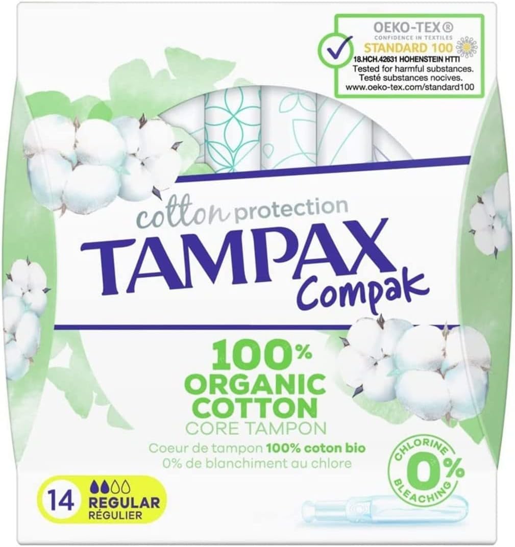 TAMPAX Cotton Regular Compact