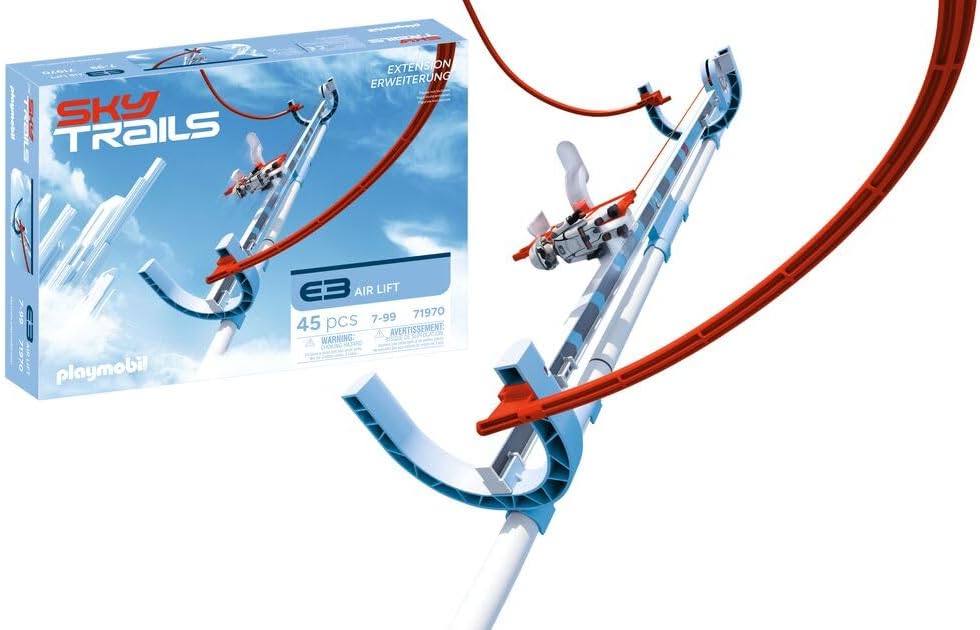 Sky Trails | Air Lift | Construction toy for action-packed heights & tracks | Build, take off & experience exciting adventures | For action fans & building enthusiasts | 71970