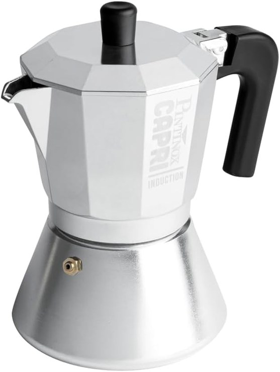 PINTINOX Capri Full Induction Espresso Maker for 6 Cups