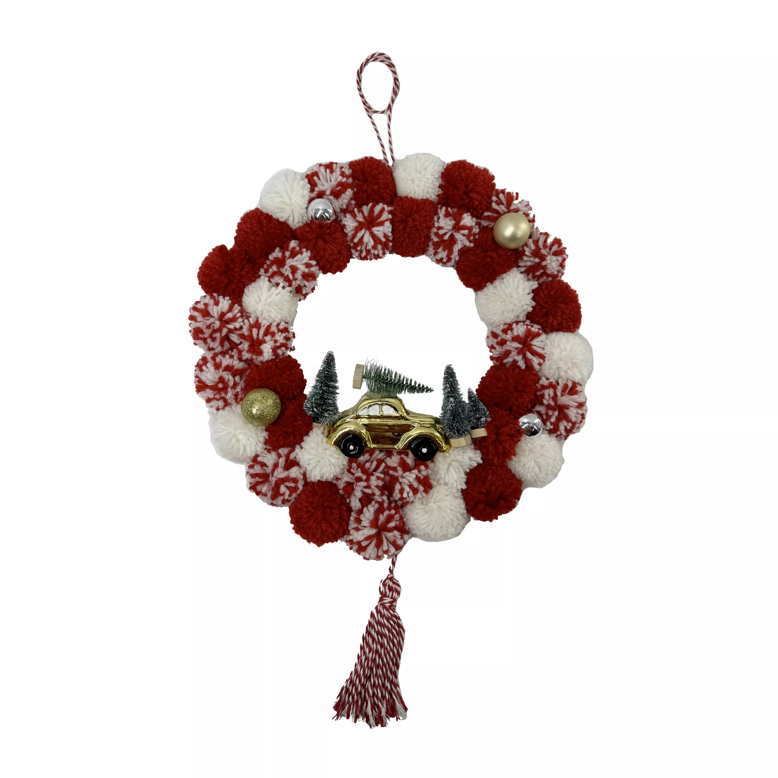 Christmas door wreath 45/33/7 cm