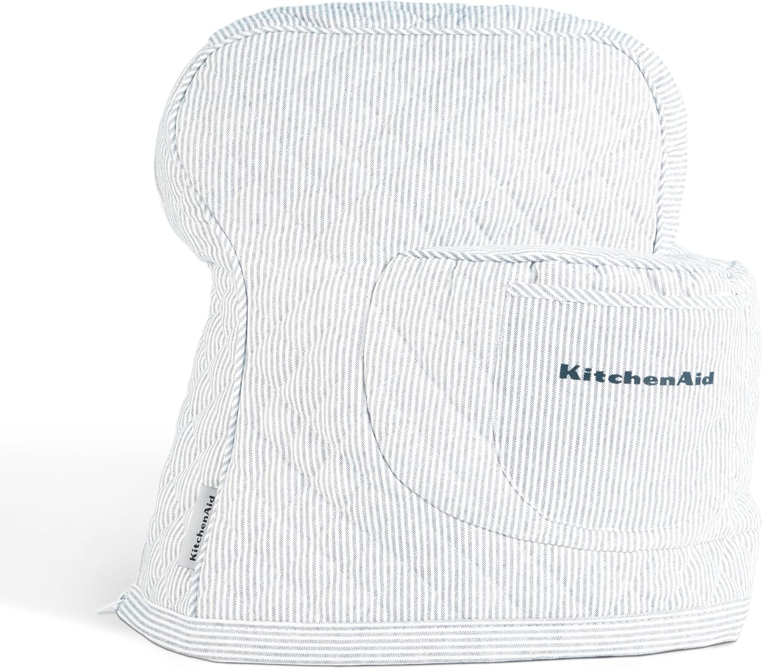 KITCHENAID Blender Cover with Storage Bag Quilted 100% Cotton Ink Blue 14.5\" x 18\" x 10\"