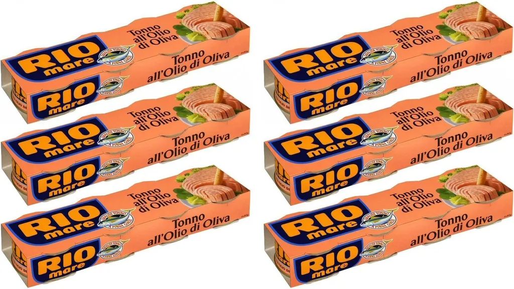 x6 Rio mare tuna olive oil 4x80g