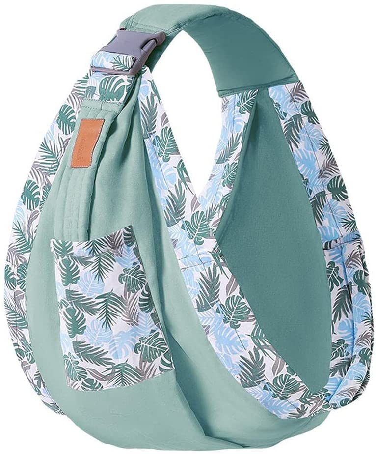 SUPYINI Sling Baby Carrier Wrap Baby Carrier Portable Soft Cotton Sling Baby Infant Hammock for Newborn Babies