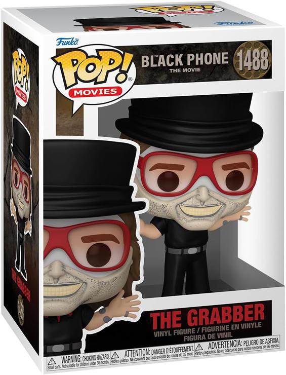 Funko Pop! Movies: Black Phone - The Grabber - 1/6 Quote For Rare Chase Variant - Vinyl Collectible Figure - Gift Idea - Official Merchandise - Toys For Children and Adults - Movies Fans