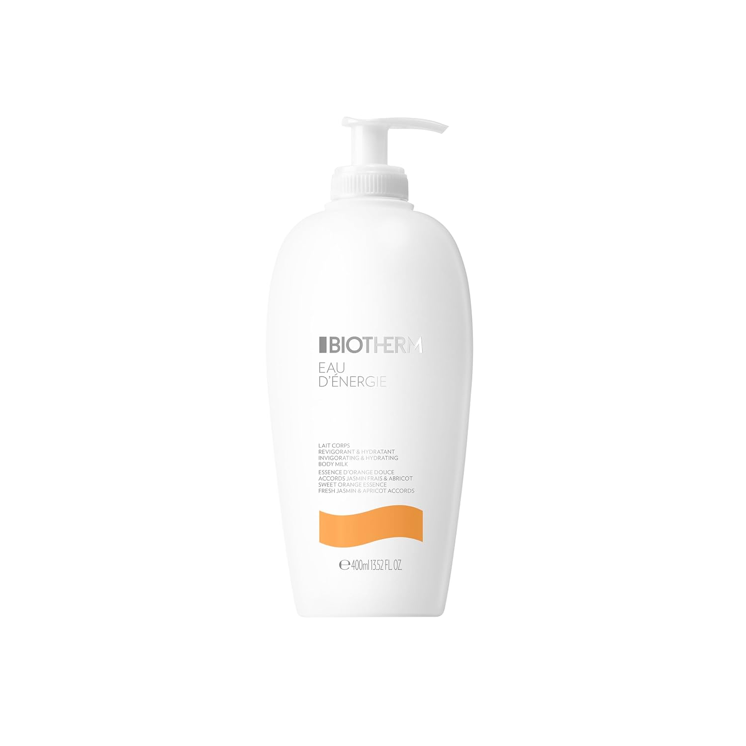 Restaxil Biotherm Eau Energy Body Milk, Moisturising Body Lotion for Women, Nourishing Body Milk with Oils and Citrus Fruits, for Revitalised and Refreshed Skin, 400 ml
