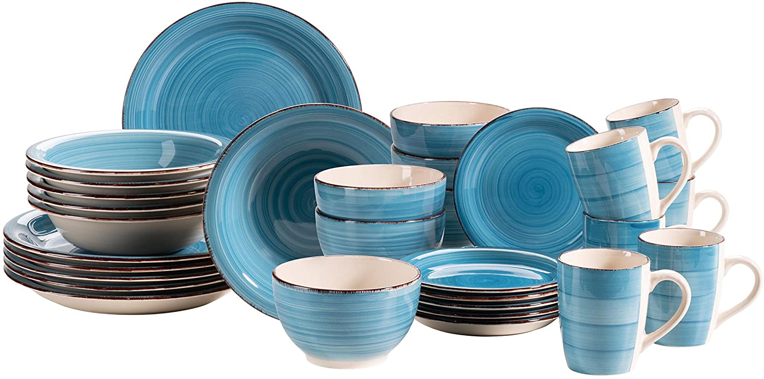 Maser Bel Tempo Ii 30-Piece Vintage Crockery Set For 6 People