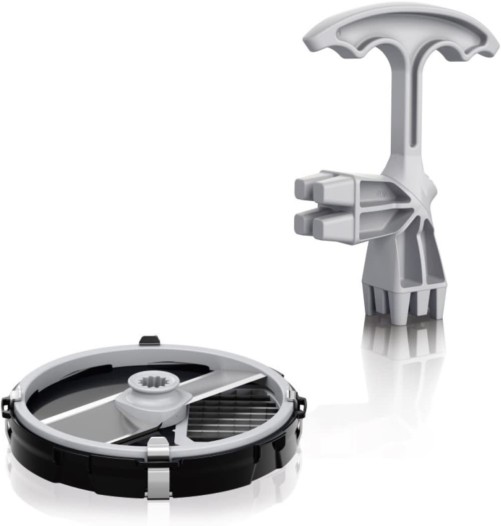 Bosch Hausgerate Bosch MUZ9CC1 Black Cutting Dice Slicer - Fast Dice Meat, Fish, Fruit and Vegetables - Includes Grid Cleaner for OptiMUM Food Processor