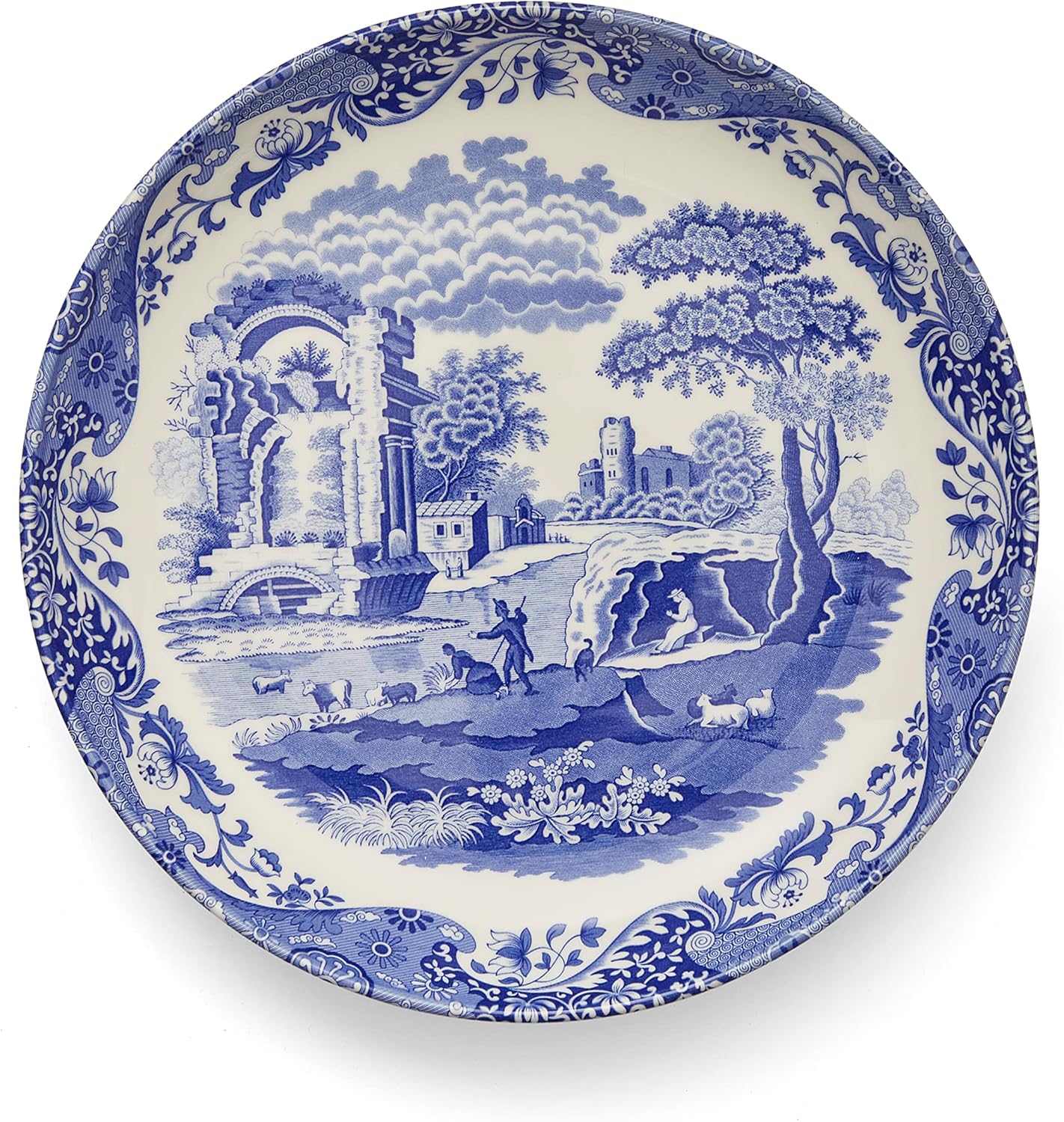 Portmeirion Spode - Blue Italian - Pasta Bowl - 12 x 12in